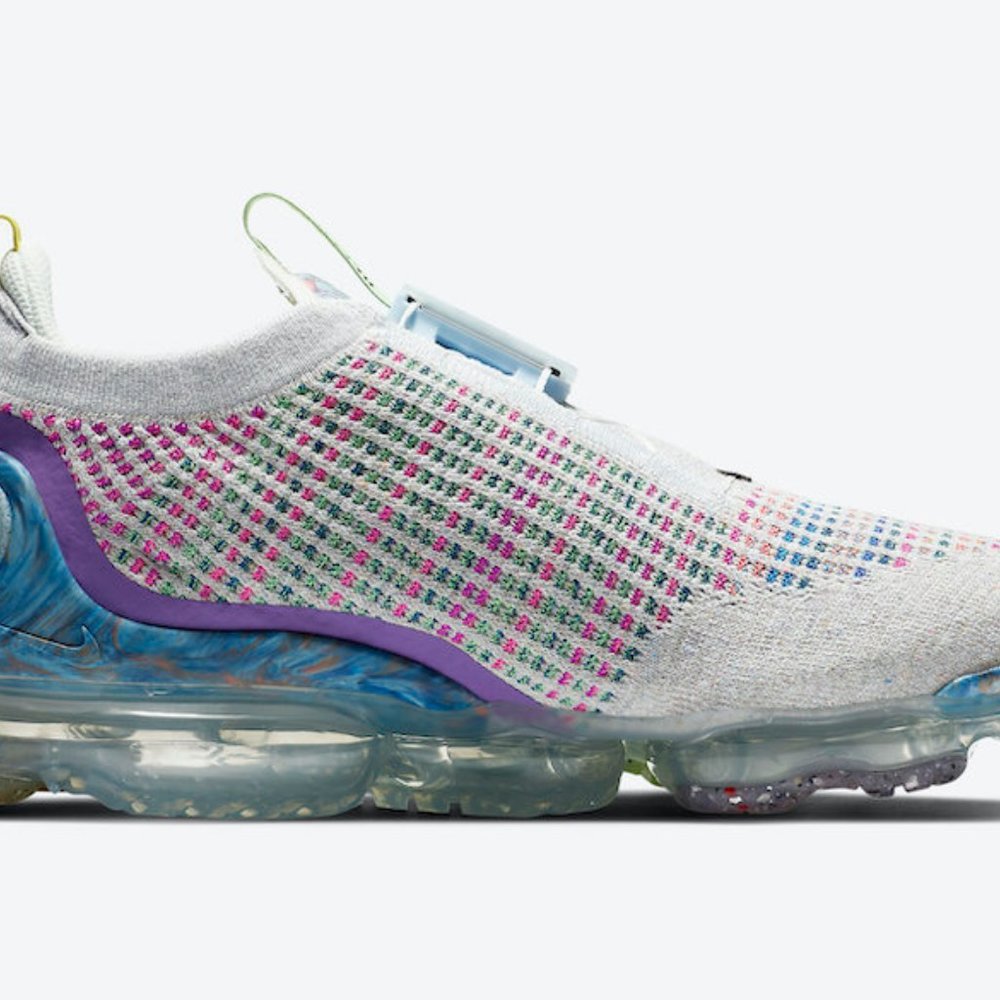Nike Air VaporMax 2020 Flyknit Running Pure Plat - Picture 6 of 8